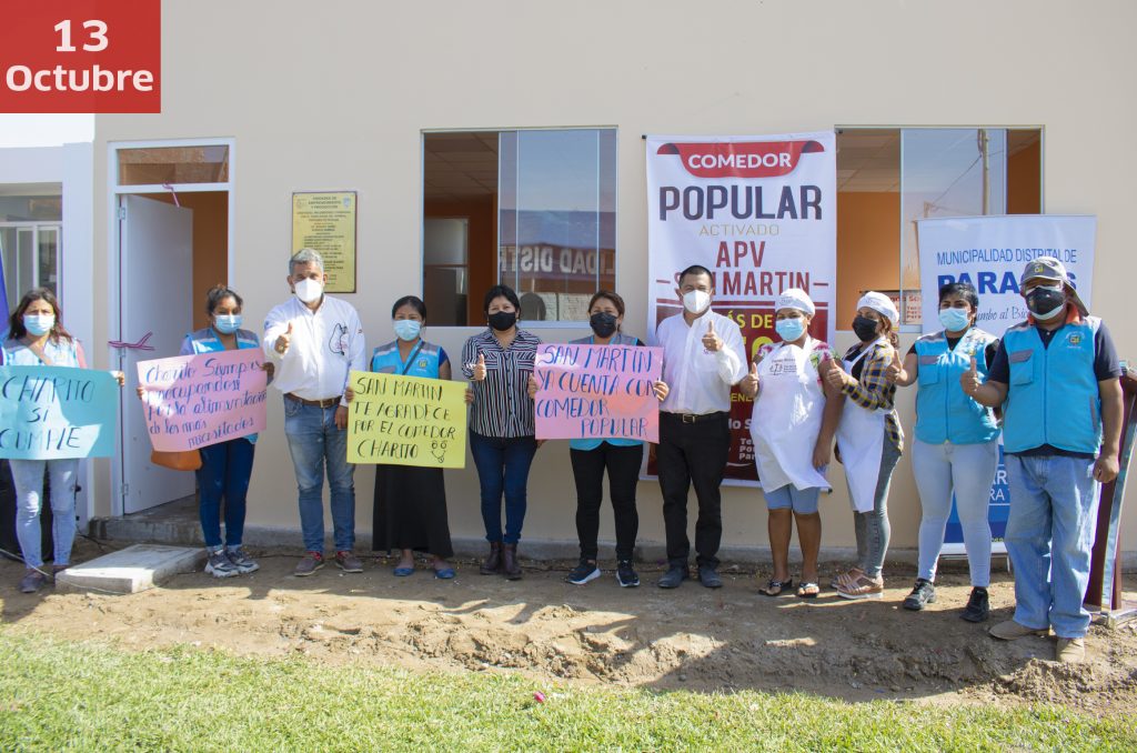 Inauguración de Comedores Populares en Paracas